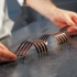 Chocolate comb pattern print image