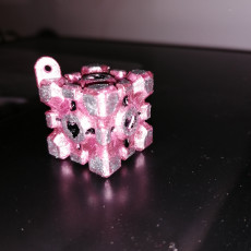Picture of print of Portal Cube  Key Ring