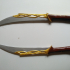 Tauriels Daggers from The Hobbit print image