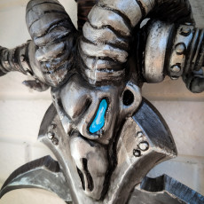 Picture of print of Frostmourne from Warcraft