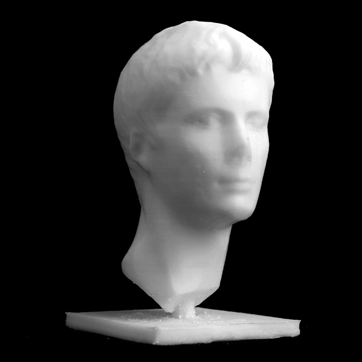 Head of Emperor Augustus at The British Museum, London