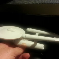 Picture of print of USS Enterprise (NCC-1701)
