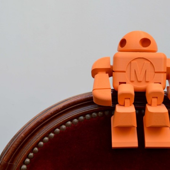 Maker Faire Robot Action Figure (single file)