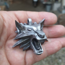 Picture of print of The Witcher - Wolf Head Talisman This print has been uploaded by Brodik Jeanfuret
