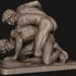 The Uffizi Wrestlers at the Uffizi collection in Florence, Italy image