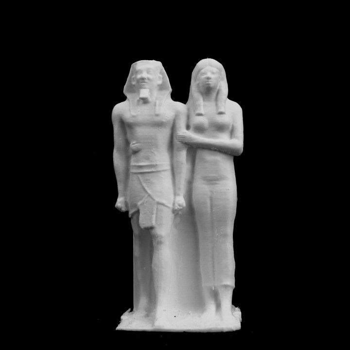 Menkaure and His Queen at the Museum of Fine Arts, Boston