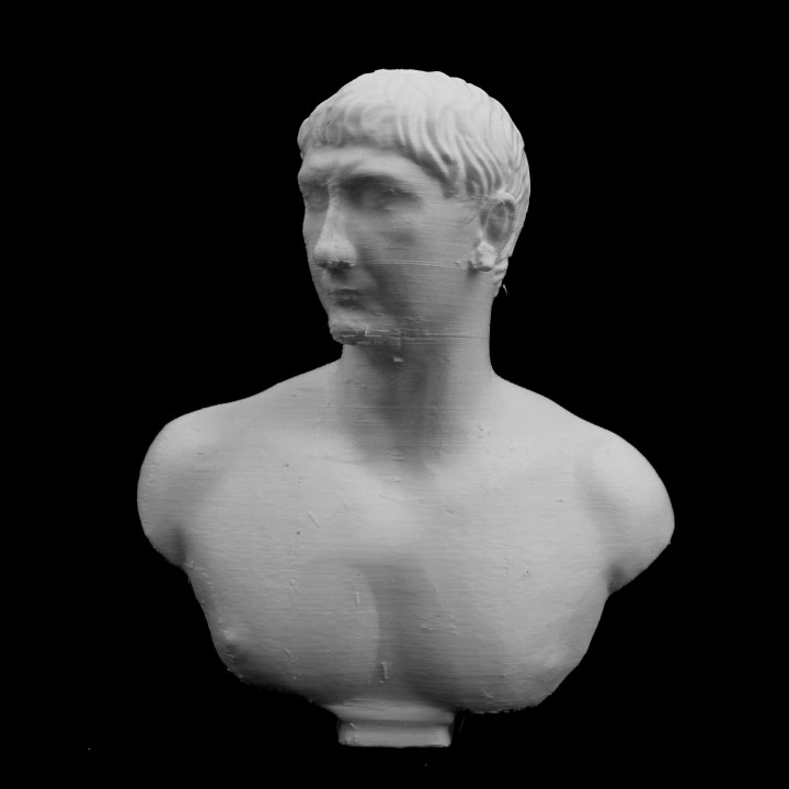 Marble Portrait of the emperor Trajan at The British Museum, London
