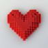Pixel Heart Pendant image