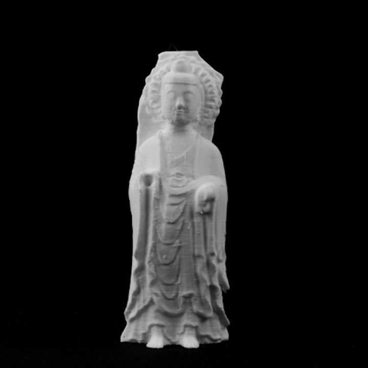 Buddha (Fragment of a Stele) at the Metropolitan Museum of Art, New York