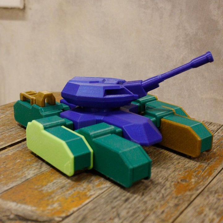 Halo Rhino Tank - Fully Articulated Model Kit