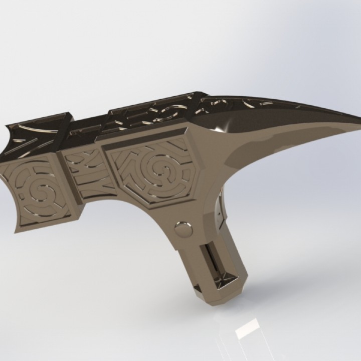 Community Print 3D Print of Steel Warhammer - Skyrim - BATTLE MOPS