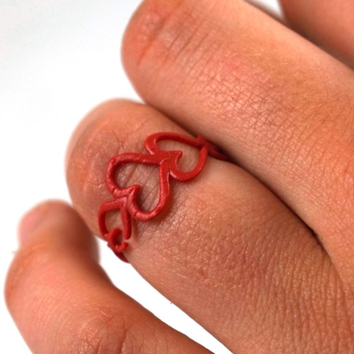 Hollow Heart Ring for him & her