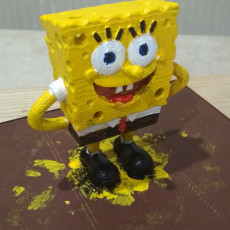 Picture of print of The funny Sponge Bob - Keychain/pendant