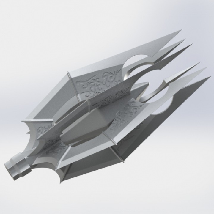 Community Print 3D Print of Saurons Mace - Battle Mops