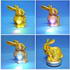 Bunny Lamps carved image