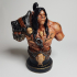 Grommash Hellscream Bust (World of Warcraft) print image