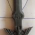 Master Sword from Zelda - Ballpoint Combat print image