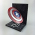 Captain America bookend print image