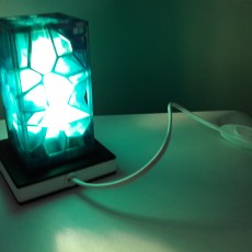 Picture of print of Voronoi lamp  (LQ version!!!) This print has been uploaded by rotule