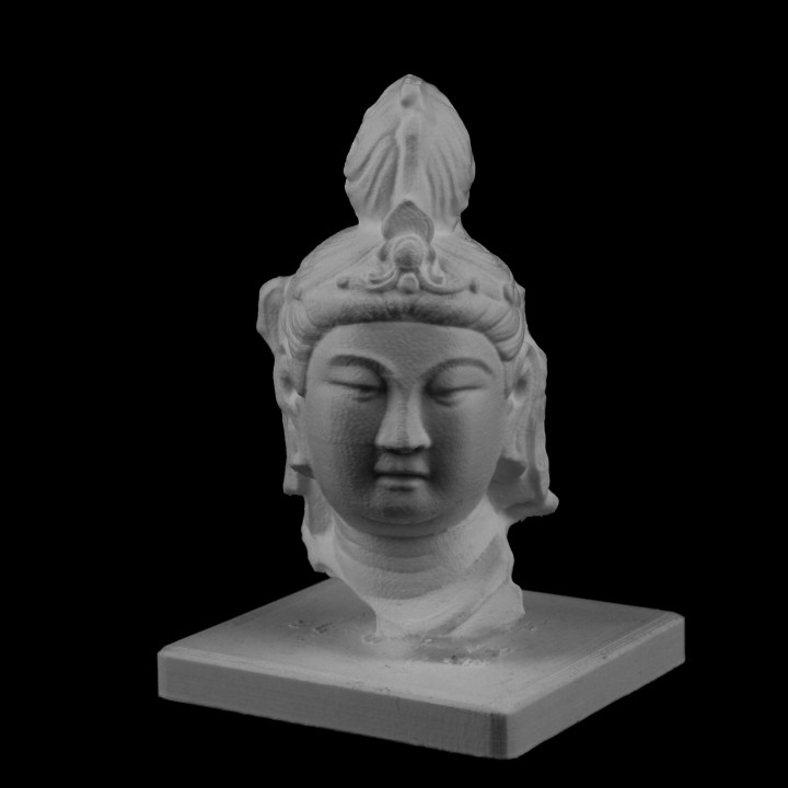 Head of a Bodhisattva at the Metropolitan Museum of Art, New York, USA