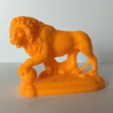 Picture of print of Lion in Florence, Italy