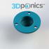 Drip Nozzle (3/4 inch, 3 holes) - 3Dponics Drip Hydroponics image
