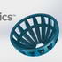 Grow Media Basket (Version 2) - 3Dponics Drip Hydroponics image