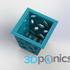 Planter (Square) - 3Dponics Non-Circulating Hydroponics image