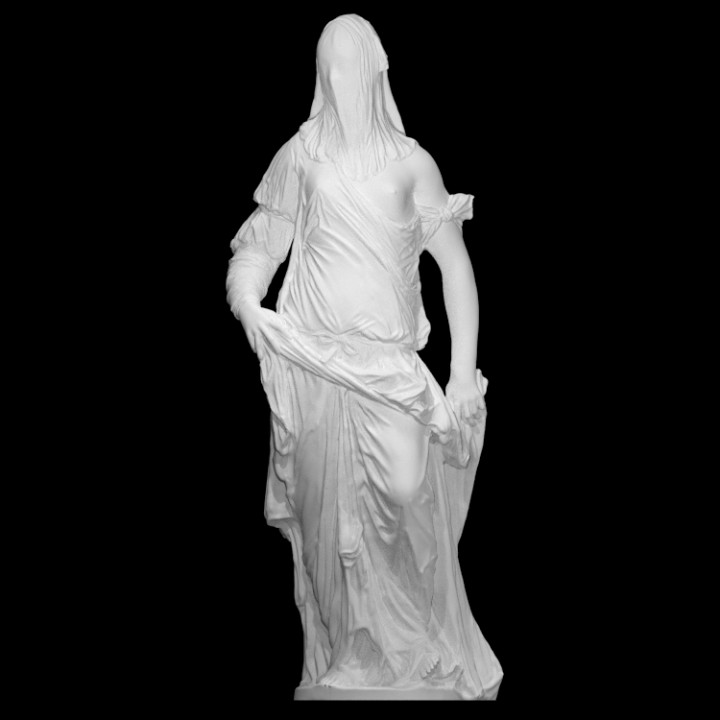 Veiled Woman at The Louvre, Paris