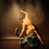 Hercules Fight Achelous Metamorphosed into a Snake at The Louvre, Paris print image