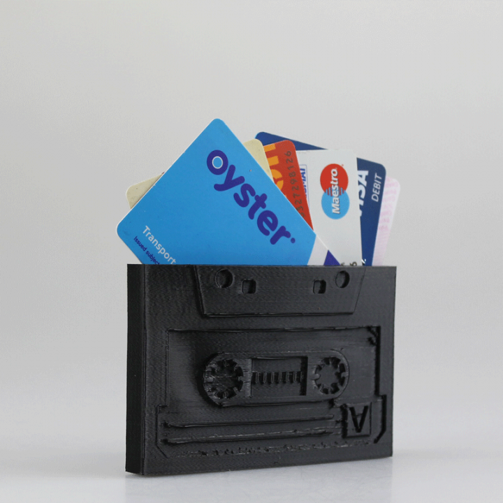 Cassette Tape Card Holder Wallet