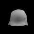 Damaged German Stahlhelm Helmet image