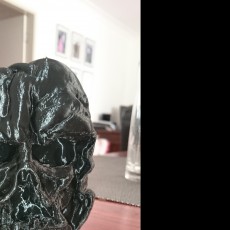 Picture of print of Melted Darth Vader mask from Star Wars Episode 7 This print has been uploaded by Tim M