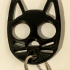 Black Cat self defense keychain print image