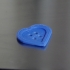 Heart Button print image