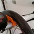 Bike lock mount for on the steering wheel image