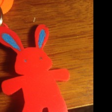 Picture of print of Bunny keychain