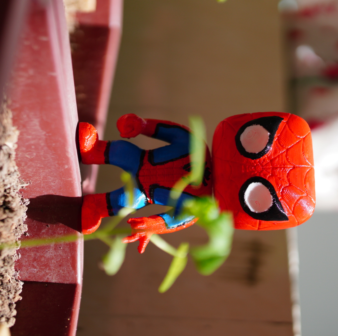 3D Printable SpiderMan (Marvel Bobble Head Heroes) by