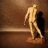 Nude study of Pierre de Wissant at The Musée Rodin, Paris print image
