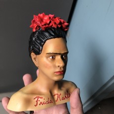 Picture of print of Frida Kahlo Bust