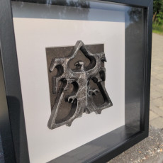 Picture of print of Starcraft Terran wall symbol This print has been uploaded by mnemic
