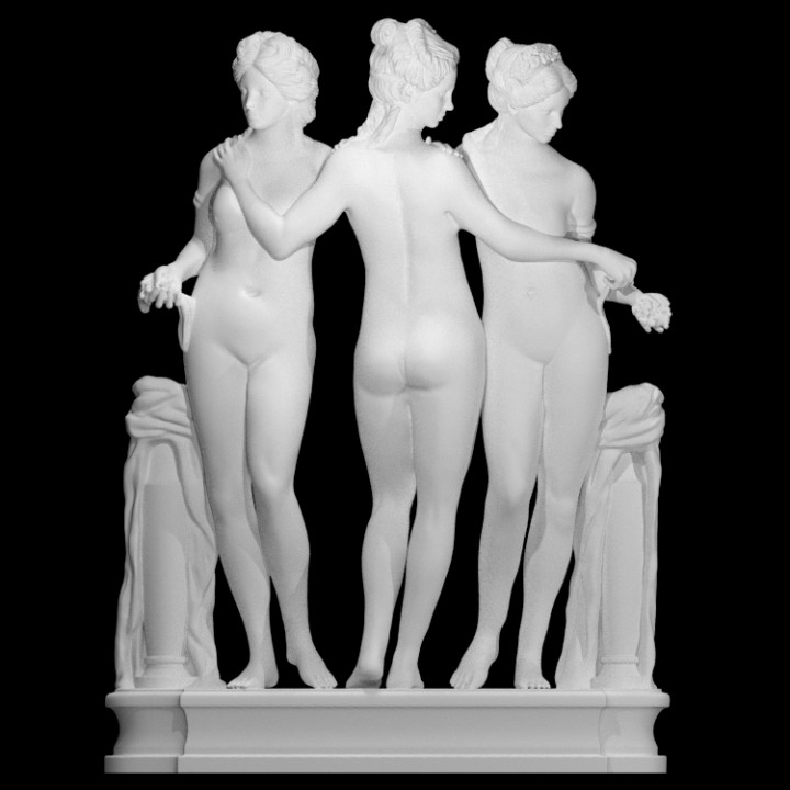 The Three Graces at The Louvre, Paris