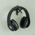 curved wall mounted headset stand image