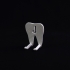 Personalized tooth shape toothbrush holder image
