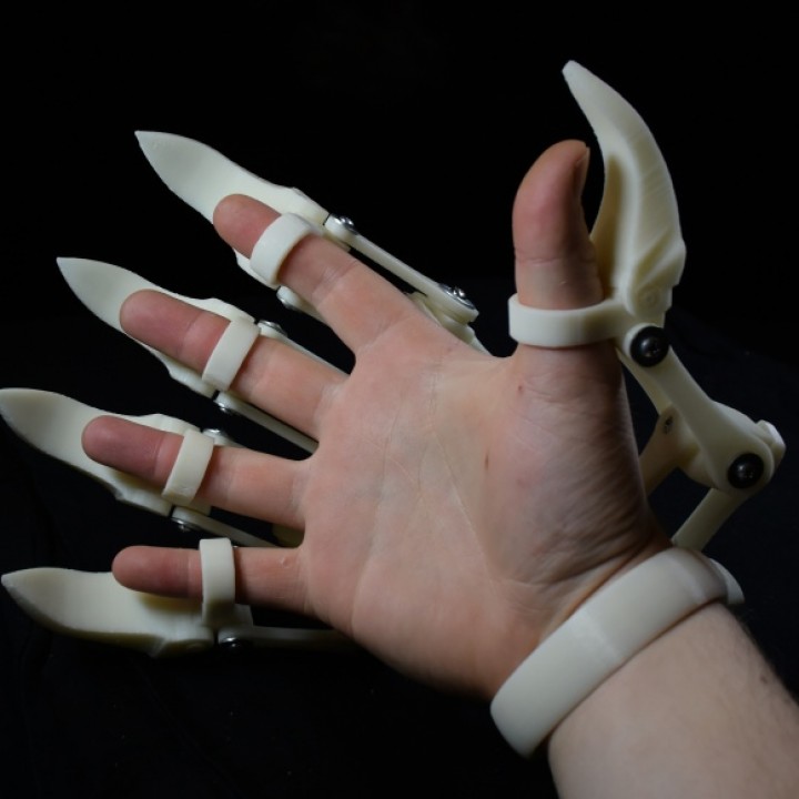 3D Printed Exoskeleton (Index Finger + Attachments)