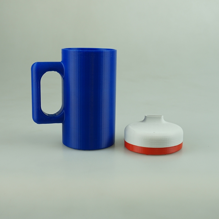 Mug with lid