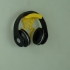 wall-mounted headphone holder image