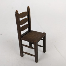 Picture of print of MINIATURE MEXICAN CHAIR - NO SUPPORT