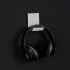 Simply cubed wall mountable headphone holder image