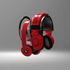 Wall headphone Stand Model "Circular A" For 1-2 Headphones with cable organizer or container. image